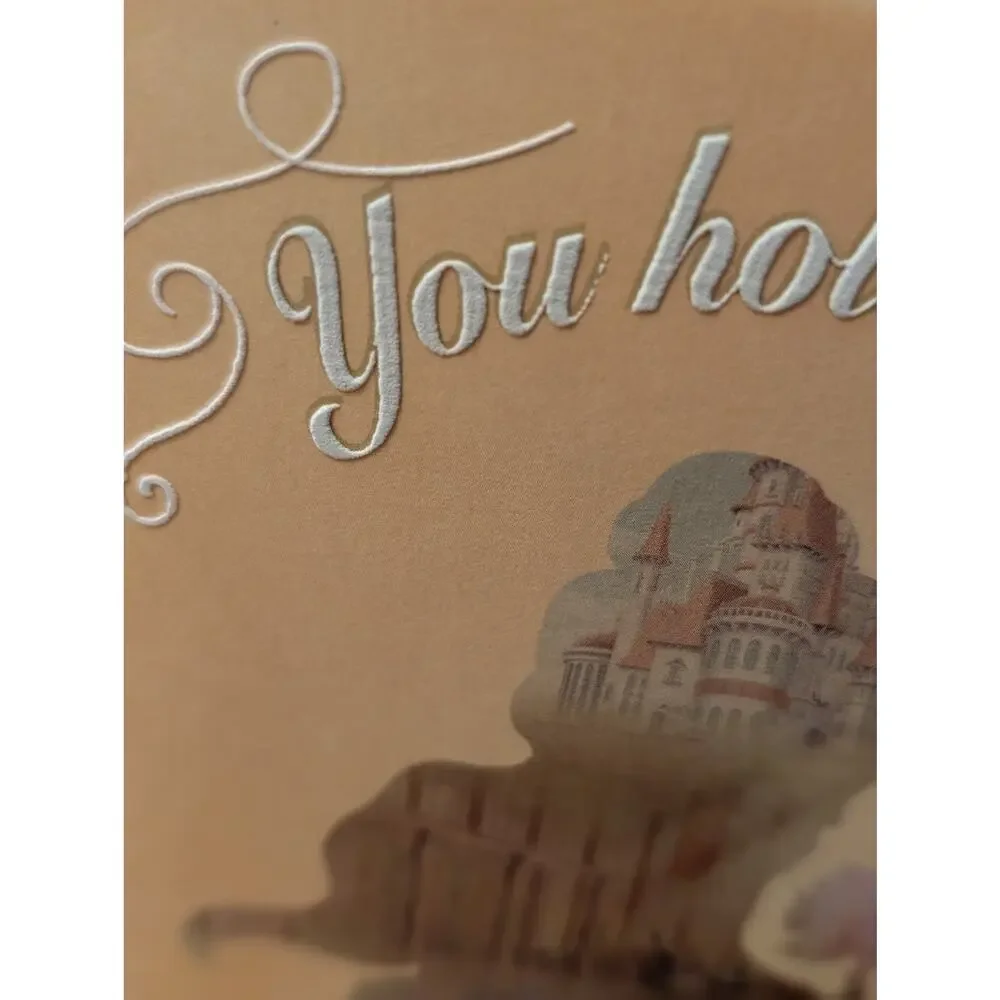 New Beauty and the Beast Anniversary/Valentine Card Disney Princess